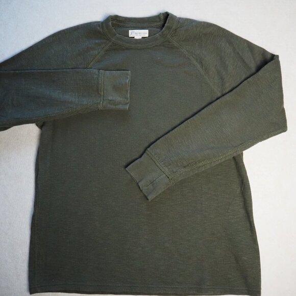 J Crew Sweater Men M Long Sleeve Slipover Egyptian Cotton Crew Neck - Picture 2 of 7